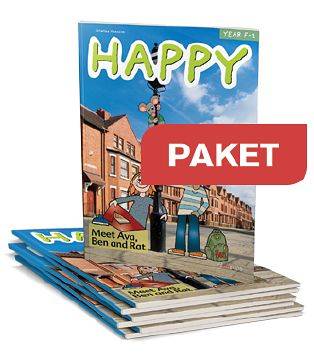 Happy Paket Elevbok F-2 25 ex+digitalt lärarmaterial