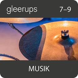 Gleerups musik 7–9, digital, lärarlic, 12 mån