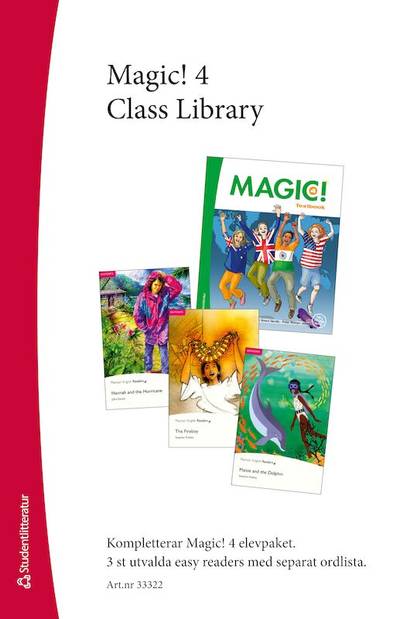 Magic! 4 Class Library - Easy Readers (3 st) med ordlista