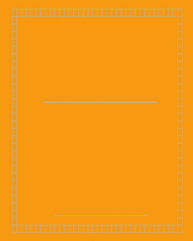 Projektbok Orange Rutad