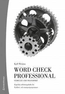 Word Check Professional Vehicles and transport 10-p (Bok + digital produkt)