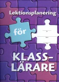 Lektionsplanering för klasslärare