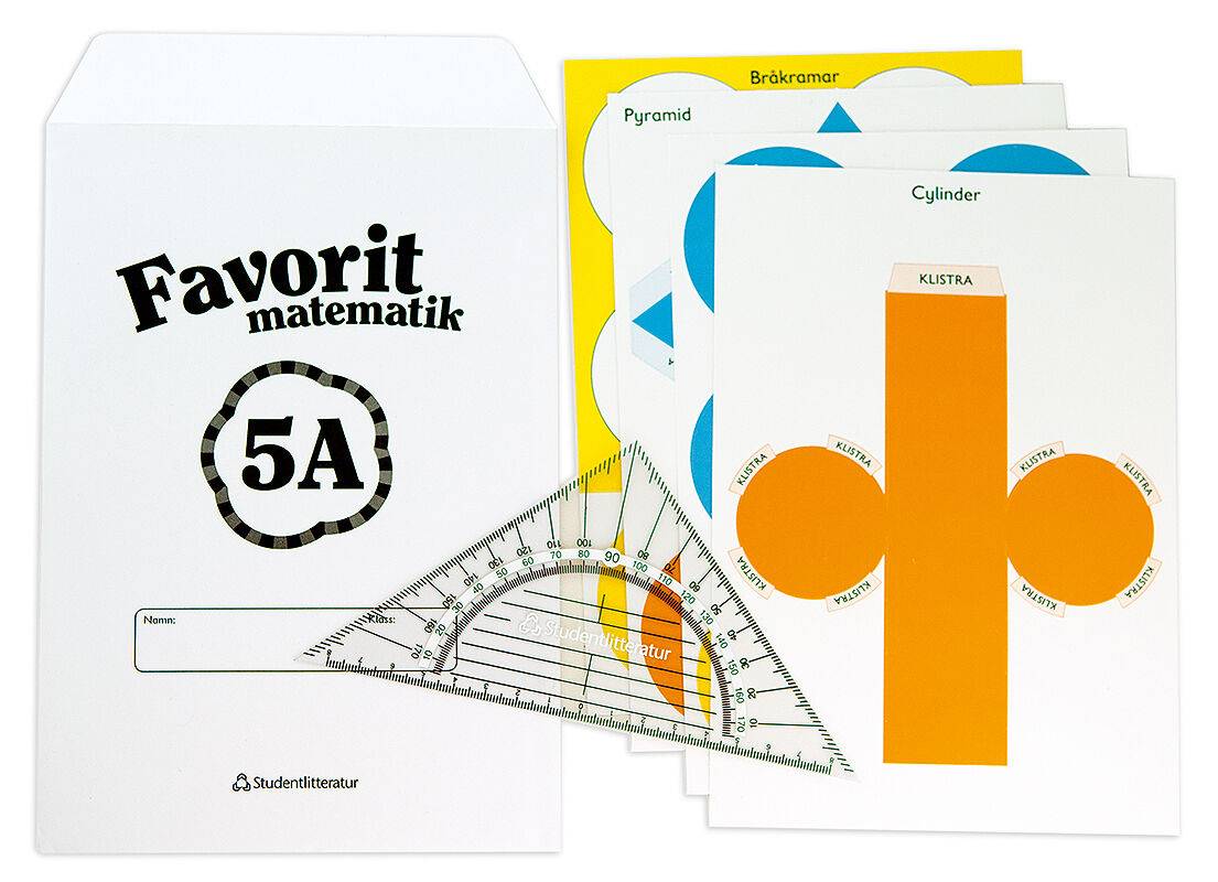 Favorit matematik 5A Laborativt material 5-pack