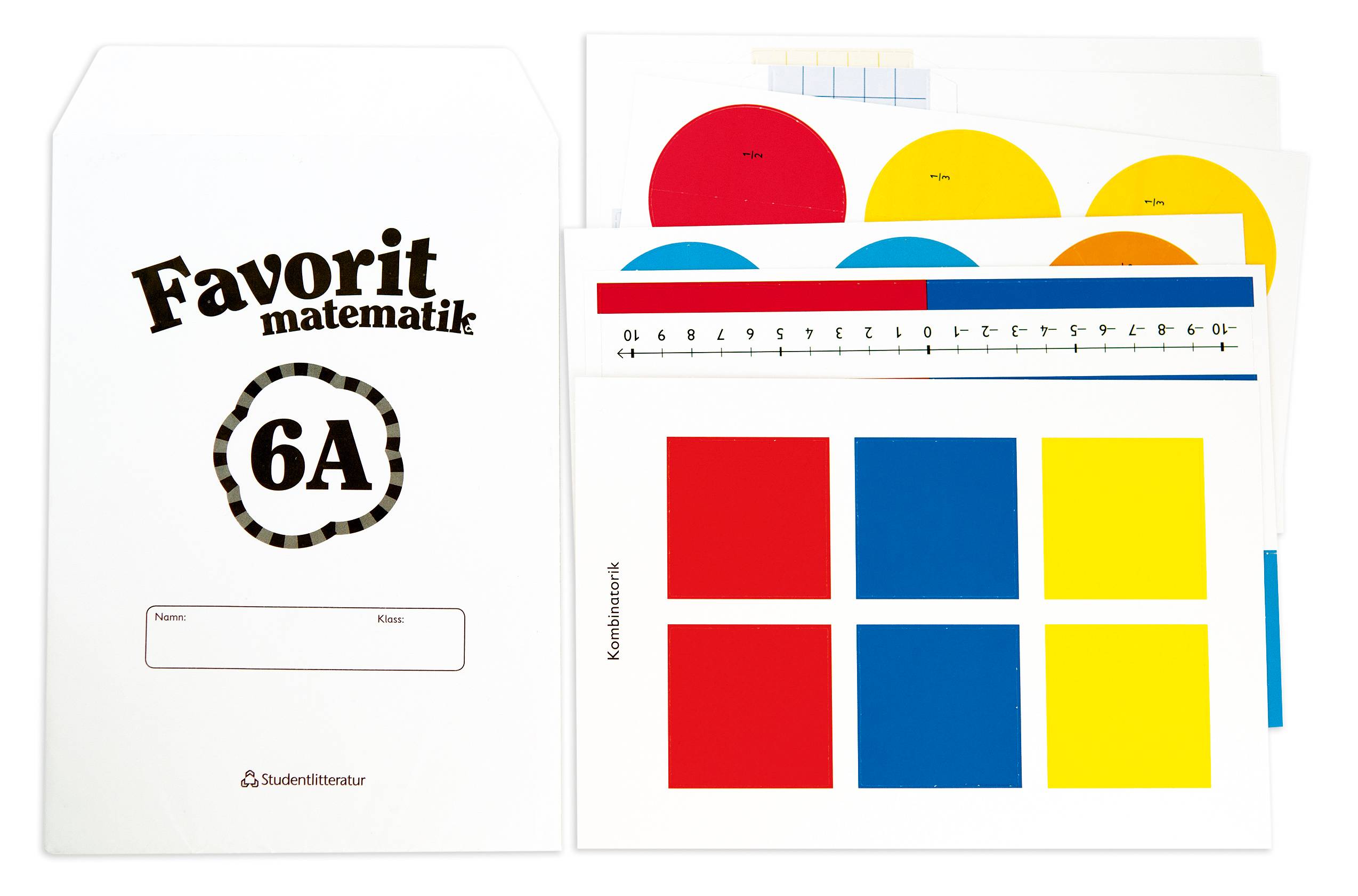 Favorit matematik 6A Laborativt material 5-pack