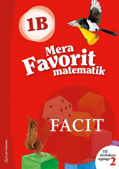 Mera Favorit matematik 1B Facit till uppl.2, 5-pack