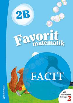 Favorit matematik 2B Facit till uppl. 2, 5-pack