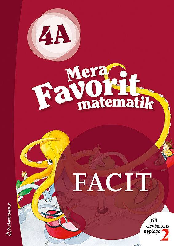 Mera Favorit matematik 4A  Facit till uppl.2, 5-pack