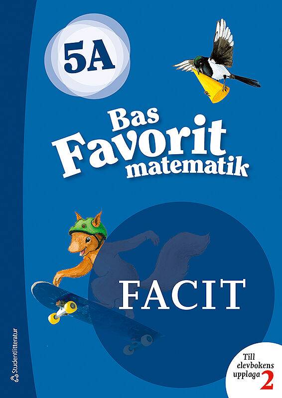 Bas Favorit matematik 5A  Facit till uppl.2, 5-pack