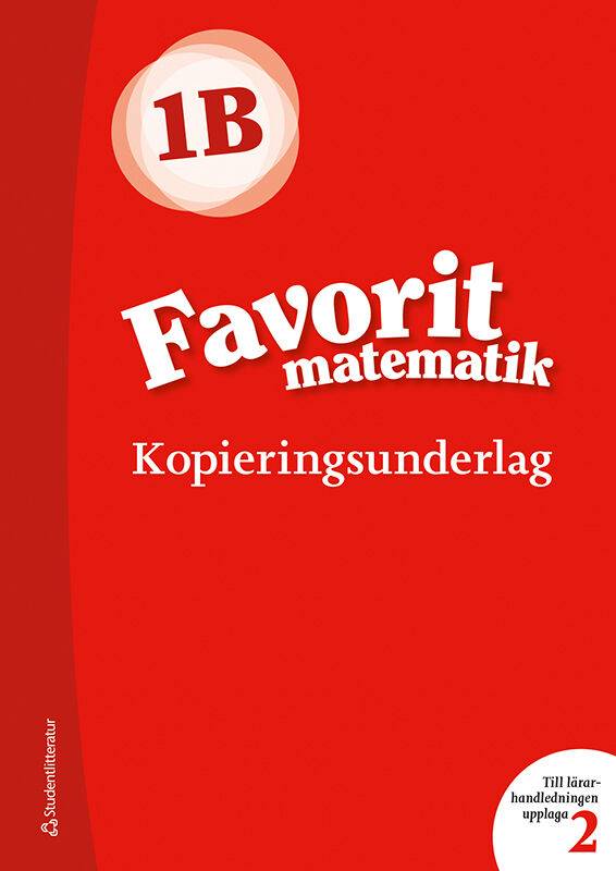 Favorit matematik 1B, Kopieringsunderlag