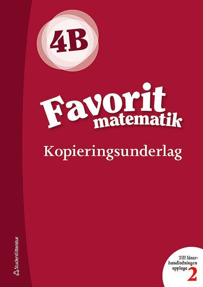 Favorit matematik 4B Kopieringsunderlag