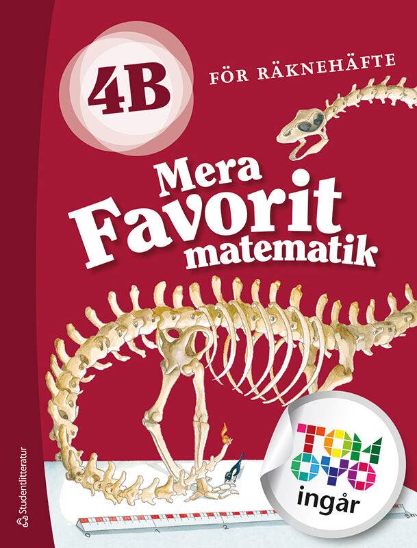 Mera Favorit matematik 4B för räknehäfte Elevpaket - Digitalt + Tryckt