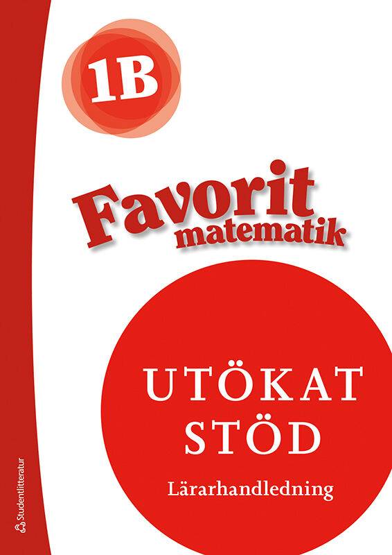 Favorit matematik 1B Utökat stöd Lärarpaket - Digitalt + Tryckt