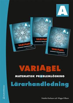 Variabel A Lärarpaket - Tryckt bok + Digital lärarlicens 36 mån - Matematisk problemlösning