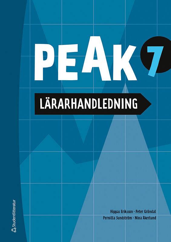 Peak 7 Lärarpaket - Tryckt bok + Digital lärarlicens 36 mån