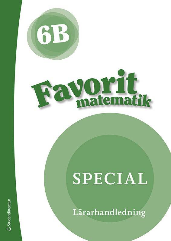 Favorit matematik 6B Special Lärarpaket - Tryckt + Digital lärarlicens 36 mån