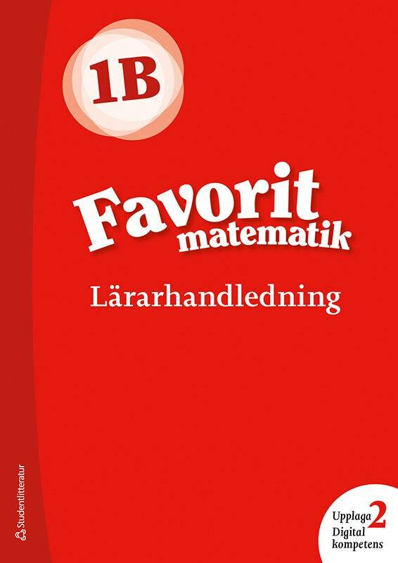 Favorit matematik 1B Lärarpaket - Tryckt bok + Digital lärarlicens 36 mån