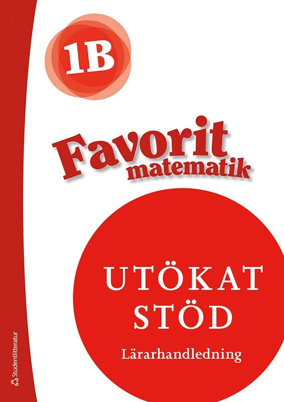 Favorit matematik 1B Utökat stöd Lärarpaket - Tryckt + Digitalt 36 mån