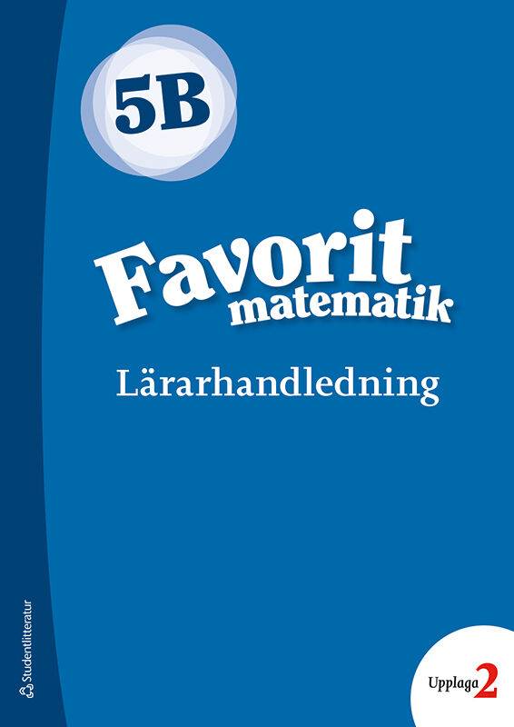 Favorit matematik 5B Lärarpaket - Tryckt bok + Digital lärarlicens 36 mån