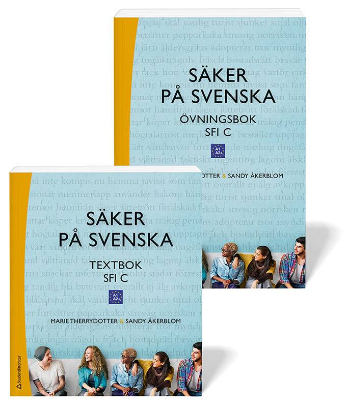 Säker på svenska Paket Textbok + Övningsbok - Tryckt + Digitalt 36 mån - Sfi C