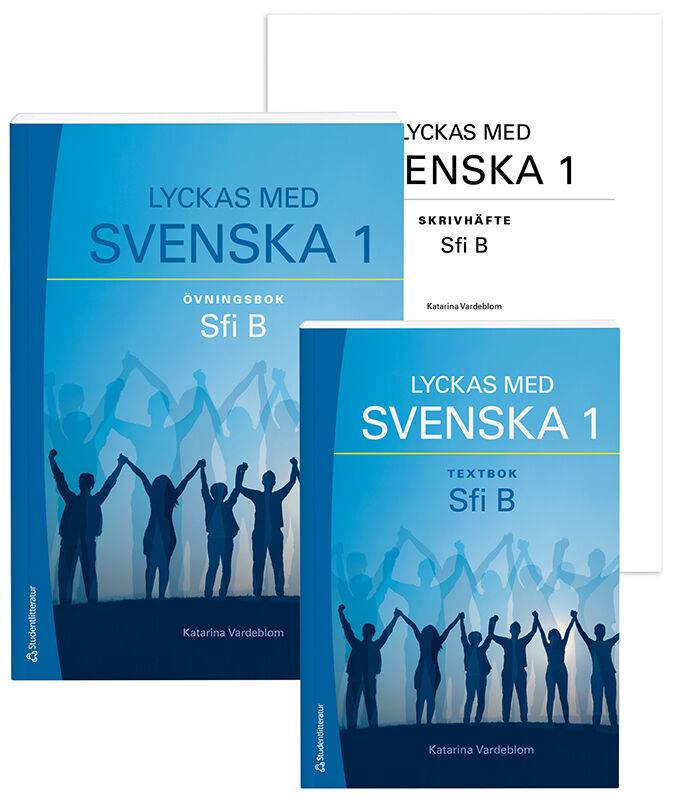 Lyckas med svenska 1 Paket Textbok + Övningsbok - Tryckt + Digitalt 36 mån - sfi B