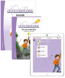 Krumelurkul 2 Läsa mera Elevpaket - Tryckt bok + Digital elevlicens 12 mån