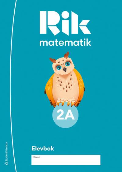 Rik matematik 2A Elevpaket - Tryckt bok + Digital elevlicens 12 mån