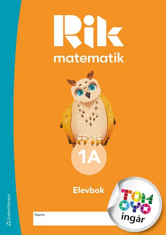Rik matematik 1A Elevpaket - Tryckt bok + Digital elevlicens 12 mån
