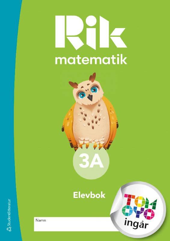 Rik matematik 3A Elevpaket - Tryckt bok + Digital elevlicens 12 mån