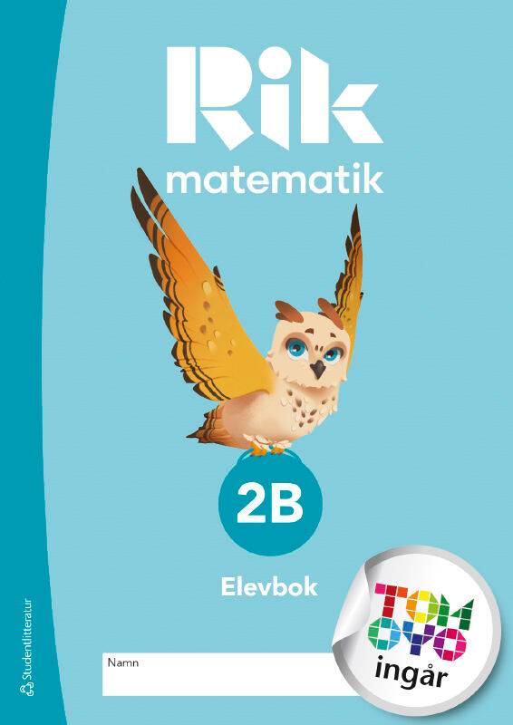 Rik matematik 2B Elevpaket Tryckt bok + Digital elevlicens 12 mån