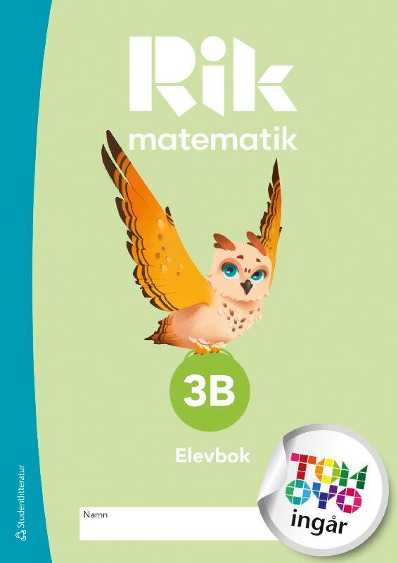 Rik matematik 3B Elevpaket - Tryckt bok + Digital elevlicens 12 mån