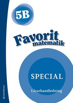 Favorit matematik 5B Special - Digital lärarlicens 12 mån