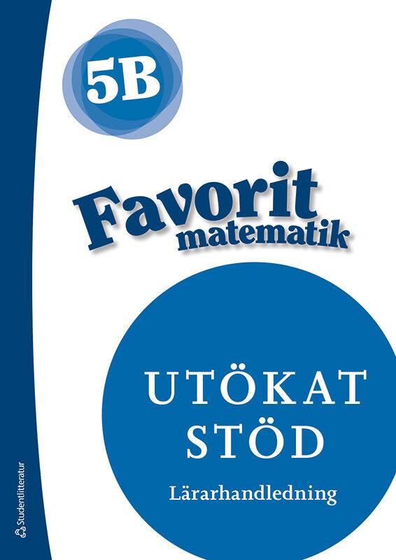 Favorit matematik 5B Utökat stöd - Digital lärarlicens 12 mån