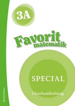 Favorit matematik 3A Special -  Digital lärarlicens 12 mån