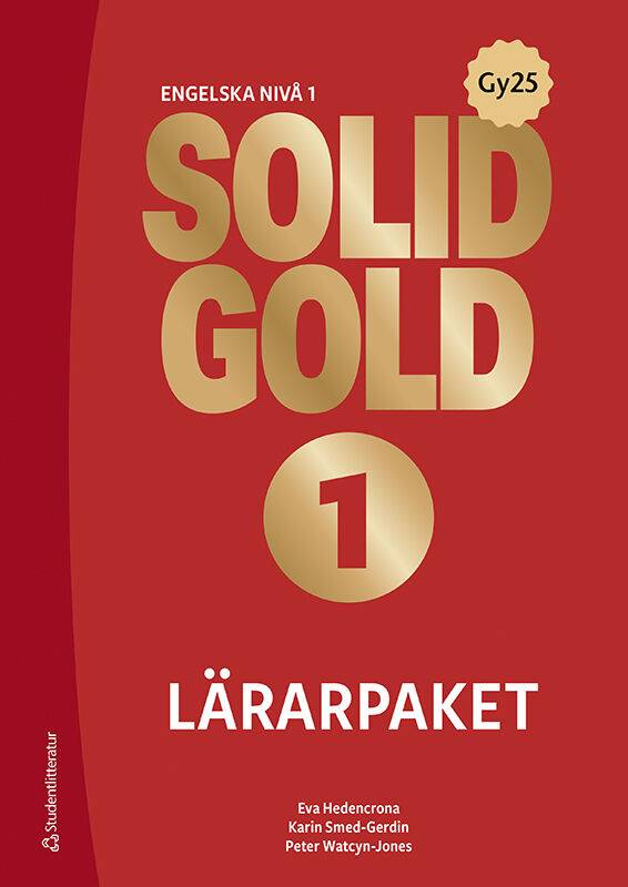 Solid Gold 1 Lärarpaket - Tryckt bok + Digital lärarlicens 36 mån