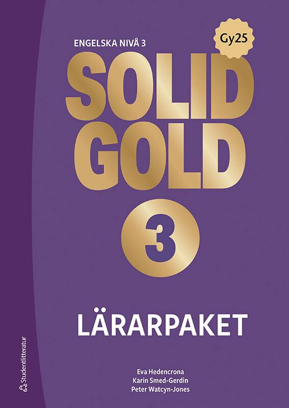 Solid Gold 3 Lärarpaket - Tryckt bok + Digital lärarlicens 36 mån