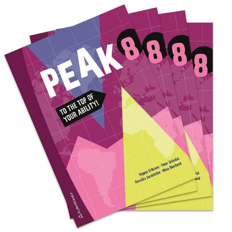 Peak 8 Klasspaket - Tryckta böcker + Digital elevlicens 12 mån 30 elever