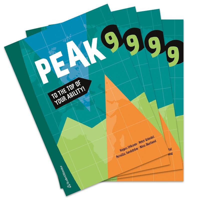Peak 9 Klasspaket - Tryckta böcker + Digital elevlicens 12 mån 30 elever