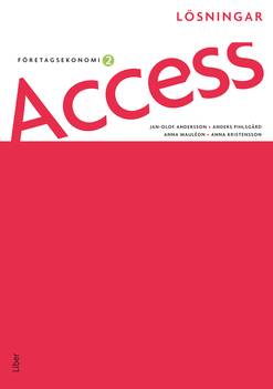 Access Företagsekonomi 2, Lösningar