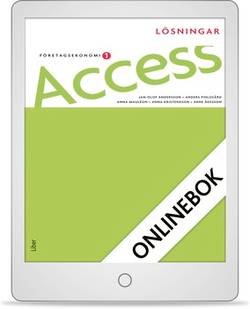 Access Företagsekonomi 1, Lösningar Onlinebok (12 mån)