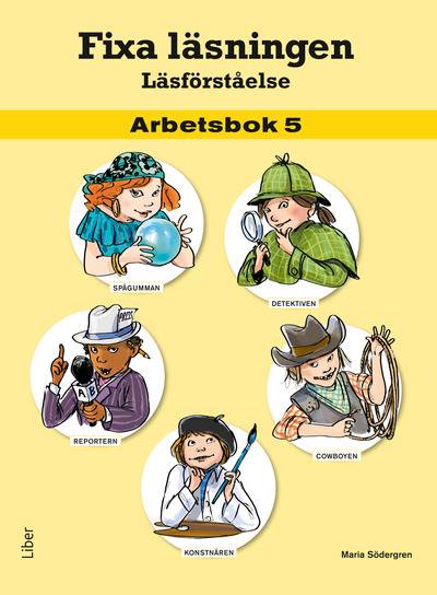 Fixa läsningen Läsförståelse Arbetsbok 5, 5-pack