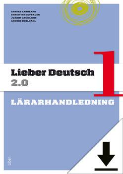 Lieber Deutsch 1 2.0 Lärarhandledning (nedladdningsbar)