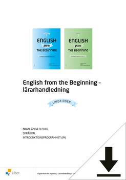 English from the Beginning Lärarhandledning (nedladdningsbar)