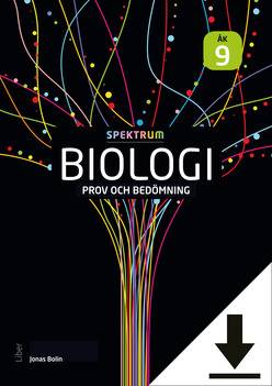 Spektrum Biologi Prov och bedömning åk 9 (nedladdningsbar)