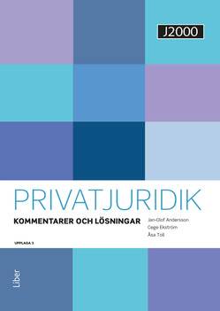 J2000 Privatjuridik Kommentarer och lösningar Digitalbok (12 mån)
