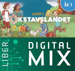 Livet i Bokstavslandet åk 1 Digital Mix Elev 12 mån