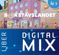 Livet i Bokstavslandet åk 3 Mix Klasspaket (Tryckt och Digitalt)