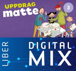 Uppdrag Matte 3A+B Mix Klasspaket (Tryckt och Digitalt)