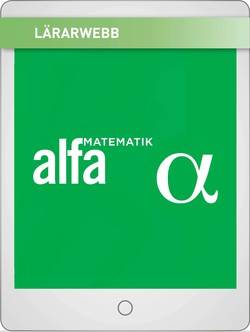 Matematik Alfa Lärarwebb 12 mån