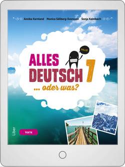 Alles Deutsch 7 Digitalt Övningsmaterial (elevlicens)