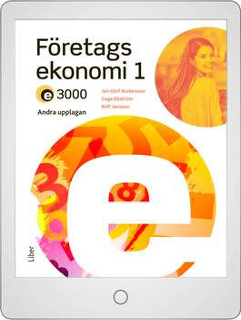 E3000 Företagsekonomi 1 Digitalt Övningsmaterial (elevlicens)